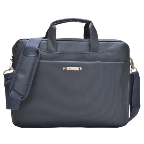 12.1 inch Portable One Shoulder Nylon Laptop Bag, Navy Blue (301#)